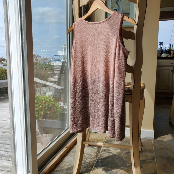 Cold Shoulder Ombre Sweater - Picture 2 of 3